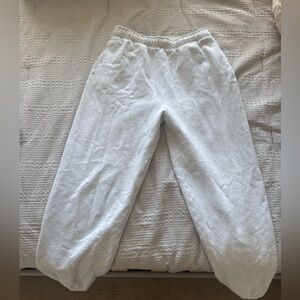 Aritzia TNA Light Gray Joggers